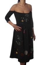 abito con tulle e ricamo a