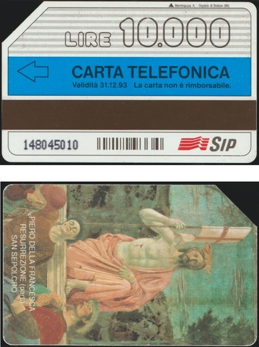 Scheda telefonica 10000 lire - telefonica,