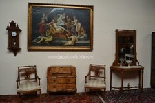 Antica console con specchiera