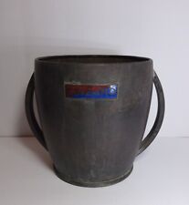 Secchiello Rame CINZANO Bottiglia Porta Ghiaccio Smalti Pubblicitario anni '50