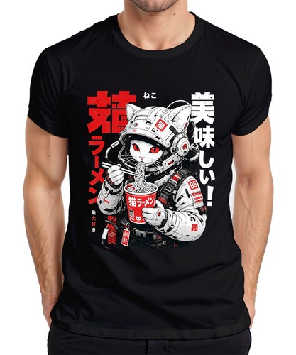 Maglietta neko ramen - neko,