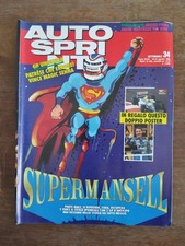 1992 08 24 AUTOSPRINT 24 AGOSTO 1992 N.34 ANNO XXXII CON POSTER MANSELL