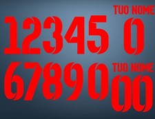NUMERI PER MAGLIA CALCIO ANNI