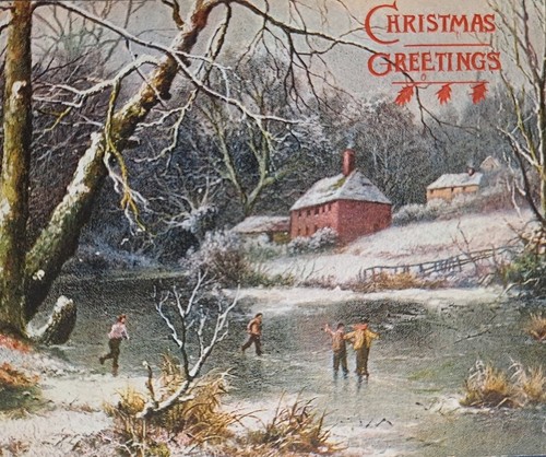 Vintage christmas greeting - vintage,