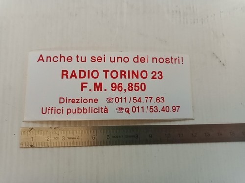 Adesivo vintage radio - , torino