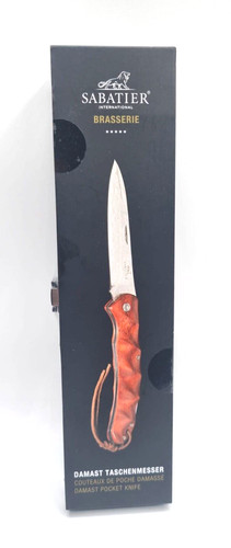 Coltello tascabile damascato