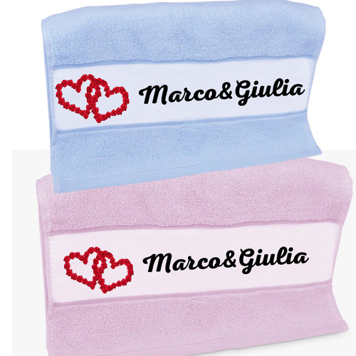 Set asciugamani bagno con - da,