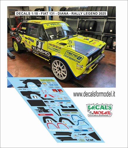 Decals fiat 131 abarth - decals,