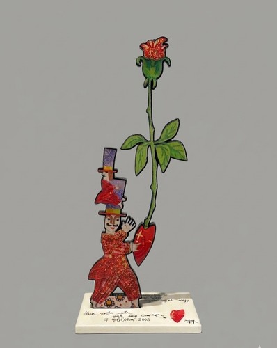 Una rosa nata dal mio - , cuore