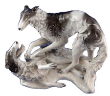 Figura Di Cane Borzoi In