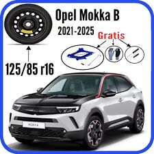 Ruotino di Scorta Opel Mokka B 125/85 r16 4Fori  Cric Guanti Cacciavite 16 16"