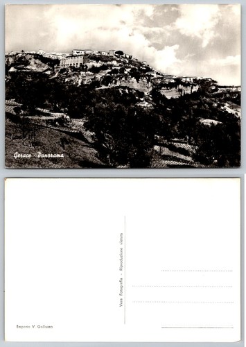 Gerace italia panorama vintage - italia,
