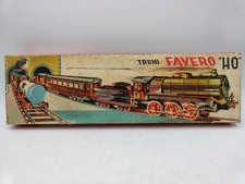 TRENO MERCI FAVERO Ho Diorama Set Electric Train Pista Scale H0 Vintage