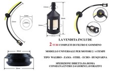 2 Kit Tubi Benzina Giallo Nero