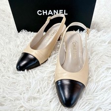 Raro tacchi Chanel bicolore