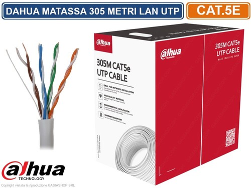Matassa bobina cavo rete 305m - cavo,
