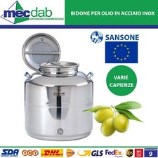 Bidone Per Olio in Acciaio