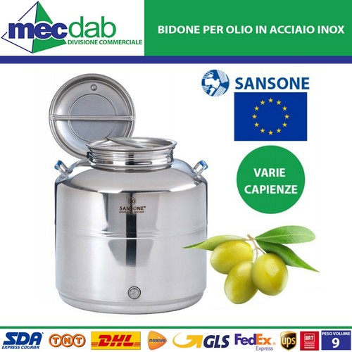 Bidone per olio acciaio - olio, in