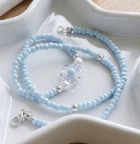 Collana fatta mano perline - collana,