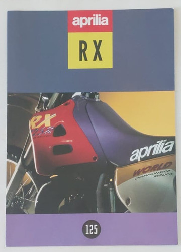 Depliant brochure 1992 aprilia - depliant,