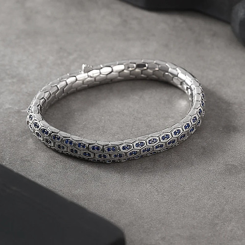 Bracciale con zaffiro - bracciale,