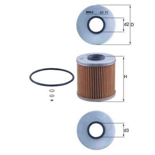 Filtro olio knecht 91d bmw - olio, ox