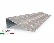 Rampa per soglia in alluminio, altezza 3 - 4 - 5 cm