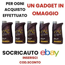 5 Litri Olio Motore Mannol