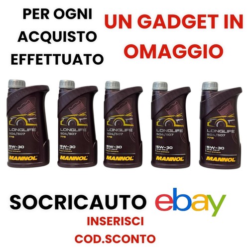 Litri olio motore - litri, mannol