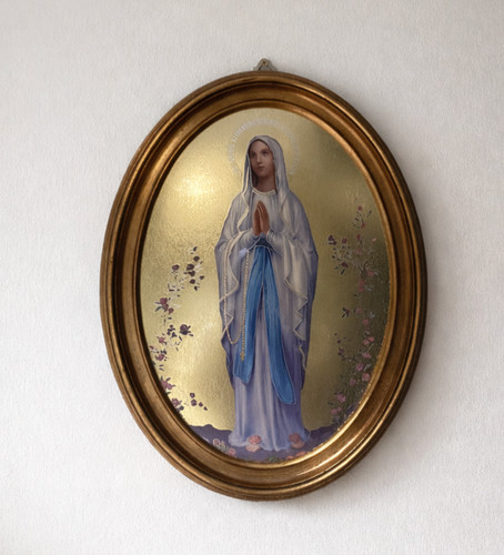 Quadro ovale madonna - quadro,