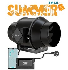 Aygrochy 150mm WiFi APP Ventilatore Tubolare Ventilatore di Scarico con Motore EC Ventilatore Tubolare