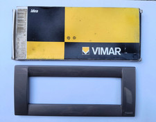 VIMAR IDEA Placca da 6 moduli in metallo color titanio metallizzato