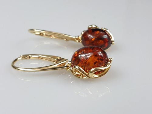 Orecchini piccoli ambra - , da
