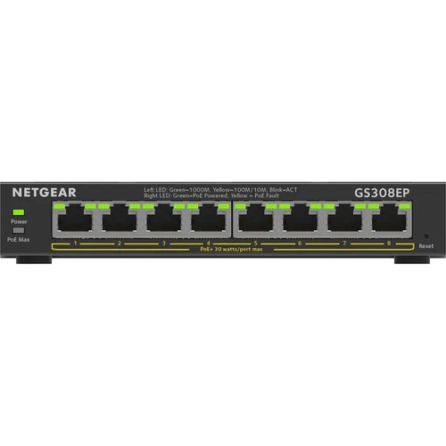 Netgear gs308ep switch - switch, poe