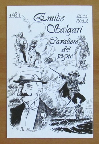 Cartolina emilio salgari - cartolina,
