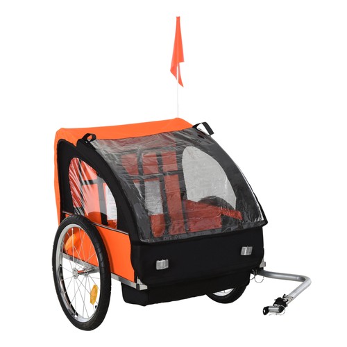 Homcom rimorchio bici bambini - homcom,