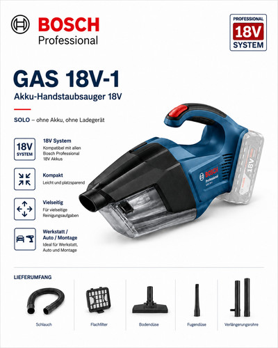 Bosch professional gas 18v - gas, 18v-1
