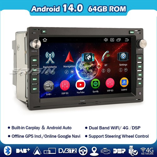 64gb android autoradio - 7"64gb, 14