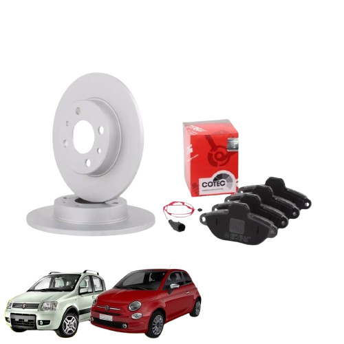 Kit dischi pastiglie freni - dischi,