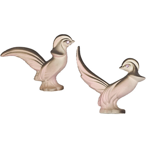 Coppia statuine uccellino