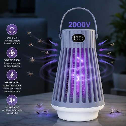 Zanzariera elettrica led - elettrica,