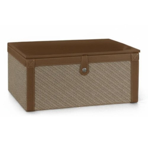 Baule intrecciato con - baule, maniile