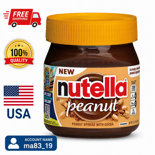 Nutella peanut spread with - nutella,