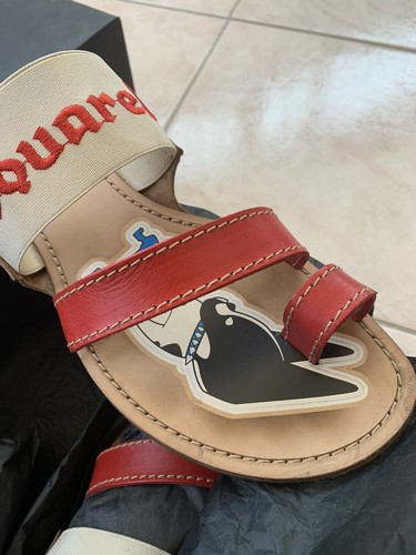 Sandalo dsquared2 pelle uomo - pelle,