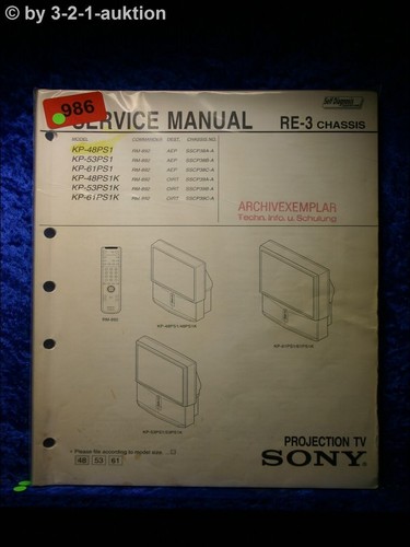 Manuale servizio sony - di, kp