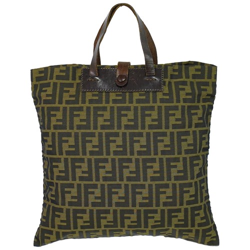 Borsa mano tela fendi - a,
