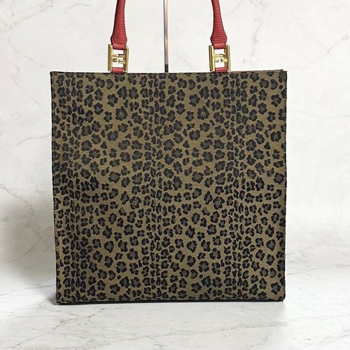 Borsa mano fendi leopardata - borsa,