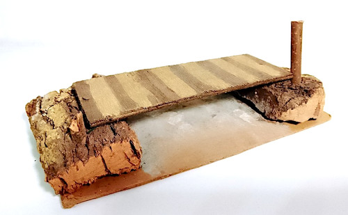 Ponte con staccionata legno - in,
