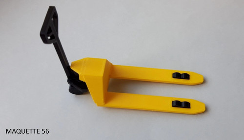Transpalette jaune garage - 1/18,