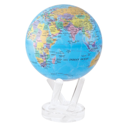 Mova globe mappa politica blu - globe,